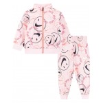 All Over Print Tricot Set (Infant) Pink Foam