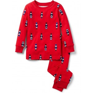 Printed Tight Fit Sleepwear (Toddler/Little Kids/Big Kids) Red