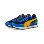 Road Rider Leather PUMA Navy/Yellow Sizzle
