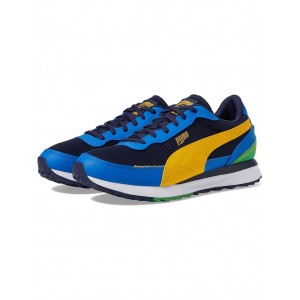 Road Rider Leather PUMA Navy/Yellow Sizzle