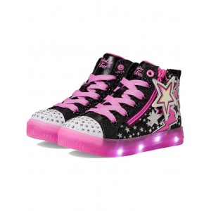 Shuffle Brights - Electric Star 314276L (Little Kid) Black/Hot Pink