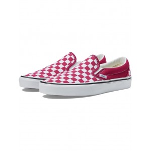 Classic Slip-On Color Theory Checkerboard Cherries Jubilee