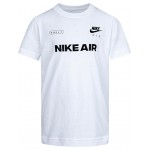 Air Short Sleeve T-Shirt (Toddler/Little Kids/Big Kids) White