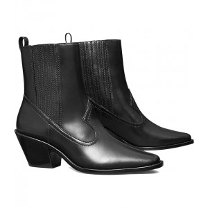 Western Ankle Boot 45 mm Perfect Black