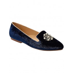 Jeweled Rondelle Loafer Midnight
