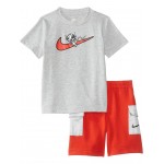 Tee and Shorts Set (Toddler) Picante Red