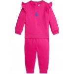 Polo Ralph Lauren Kids Fleece Sweatshirt & Jogger Pant Set (Infant)