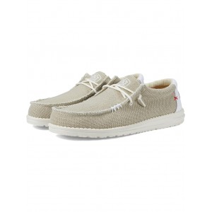 Wally Braided Slip-On Casual Shoes Off-White