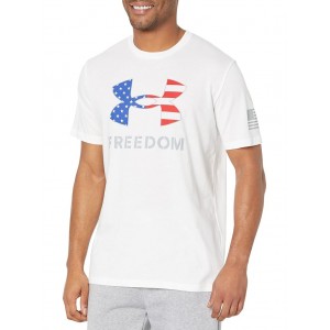 New Freedom Logo T-Shirt White/Steel