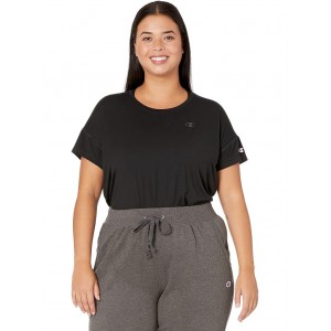 Plus Soft Touch Essential Tee Black