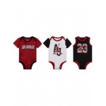 March Madness 3-Pack Bodysuit (Infant) Black/Gym Red/White