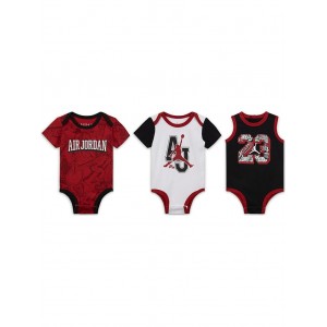 March Madness 3-Pack Bodysuit (Infant) Black/Gym Red/White