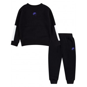Air Crew + Pants Set (Toddler) Black
