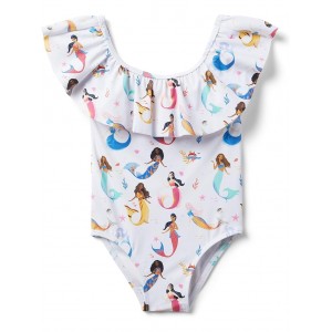 Little Mermaid Sisters One-Piece Swim (Toddler/Little Kids/Big Kids) Multicolor