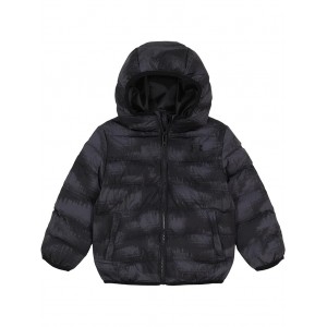 Pronto Print Puffer Jacket (Toddler) Black