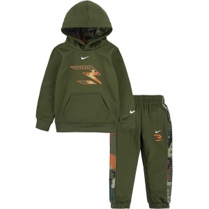 Therma Pullover Set (Toddler) Rough Green