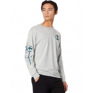 Classic Graphic Long Sleeve Tee Oxford Gray