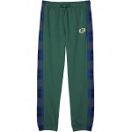 Jordan Brooklyn Plaid Fleece Pants (Little Kids/Big Kids) Noble Green/Rattan