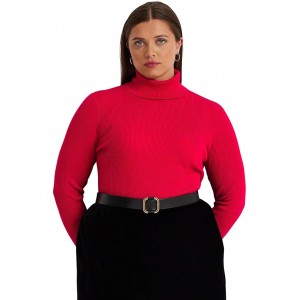 Plus Size Turtleneck Sweater Martin Red