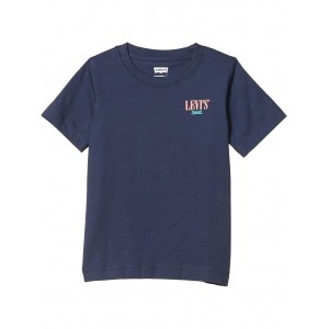Retro Graphic T-Shirt (Little Kids) Dress Blues