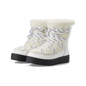 Eloise White Leather/Shearling