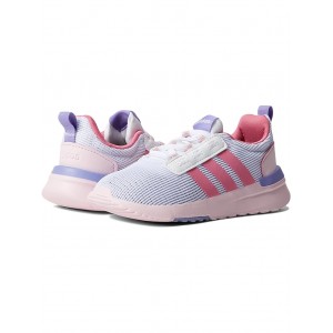 Racer TR21 (Toddler) White/Rose Tone/Clear Pink