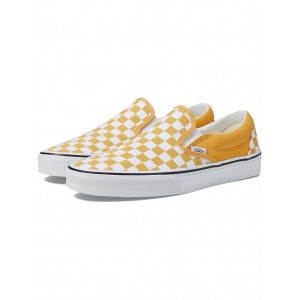 Classic Slip-On Color Theory Checkerboard Golden Glow