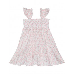 Floral Smocked Dress (Toddler/Little Kids/Big Kids) Pink