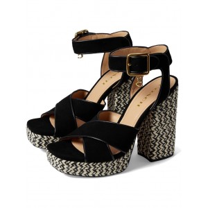 Nelly Suede Sandal Black