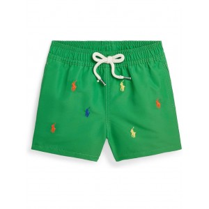 Polo Ralph Lauren Kids Traveler Embroidered Swim Trunks (Infant)