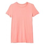 Seamless Short Sleeve T-Shirt (Big Kids) Eclectic Pink/French Gray/Eclectic Pink