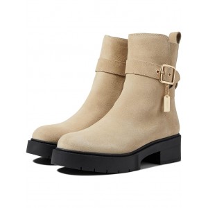 Lacey Suede Bootie Oat