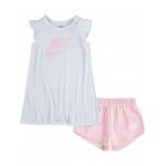 Club French Terry Shorts (Toddler) Arctic Punch
