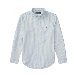 Polo Ralph Lauren Kids Striped Cotton Oxford Shirt (Big Kids)