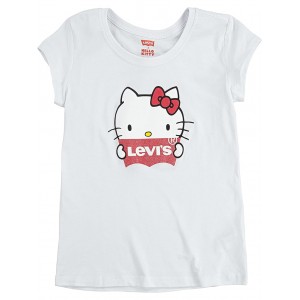 Levis x Hello Kitty T-Shirt (Big Kids) White