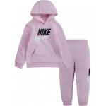 Club HBR Pullover Joggers Set (Toddler) Pink