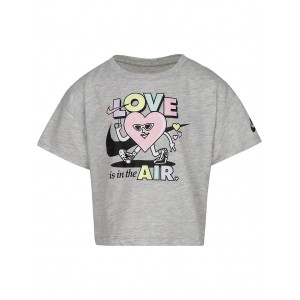 V-Day Boxy T-Shirt (Toddler/Little Kids) Grey Heather
