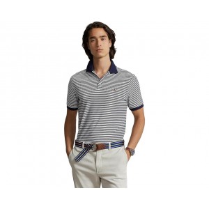 Polo Ralph Lauren Custom Slim Fit Striped Soft Cotton Polo Shirt