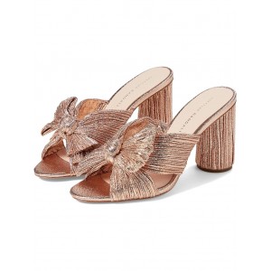 Penny Pleated Knot Mule Dune