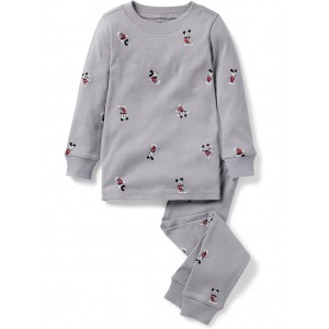 Mickey Mouse Tight Fit Sleepwear (Toddler/Little Kids/Big Kids) Grey