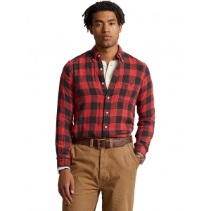 Classic Fit Checked Double-Faced Shirt 3434B Red/Black