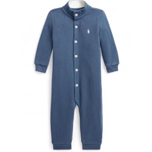 Polo Ralph Lauren Kids French-Rib Cotton Coverall (Infant)