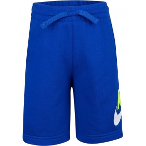 French Terry Shorts (Little Kids) Game Royal/White