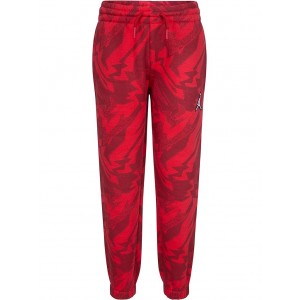 MJ Essentials All Over Print Fleece Pants (Toddler/Little Kids/Big Kids) Gym Red