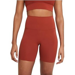 The Yoga Lux 7 Shorts (Sizes 1X-3X) Rugged Orange/Light Sienna