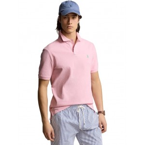 Classic Fit Mesh Polo Shirt Pink 2