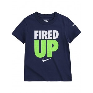 Fired Up Tee (Toddler) Blue Void