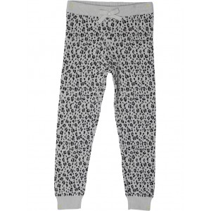 Snow Leopard Sweater Pants (Toddler/Little Kids/Big Kids) Grey