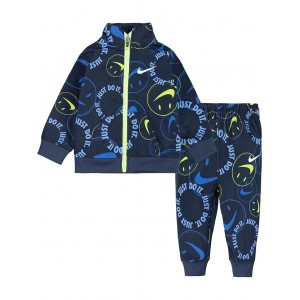 All Over Print Tricot Set (Infant) Midnight Navy