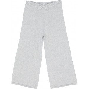 Wide Leg Sweater Pants (Toddler/Little Kids/Big Kids) Grey
